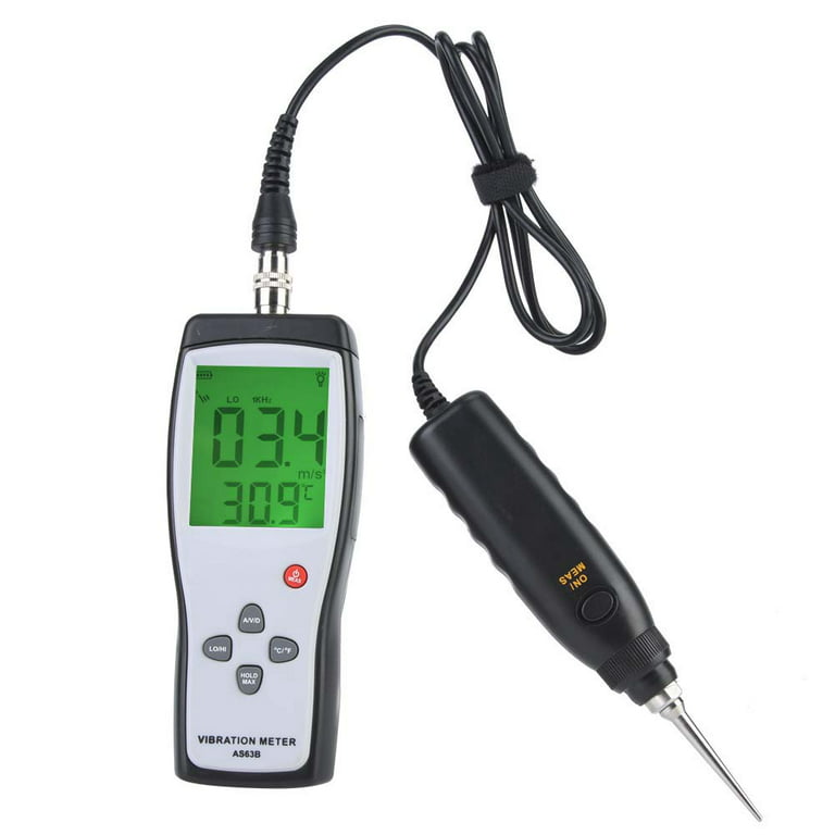 Digital LCD Vibration Tester Meter Vibrometer Gauge Analyzer AS63B